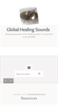 Mobile Screenshot of globalhealingsounds.com